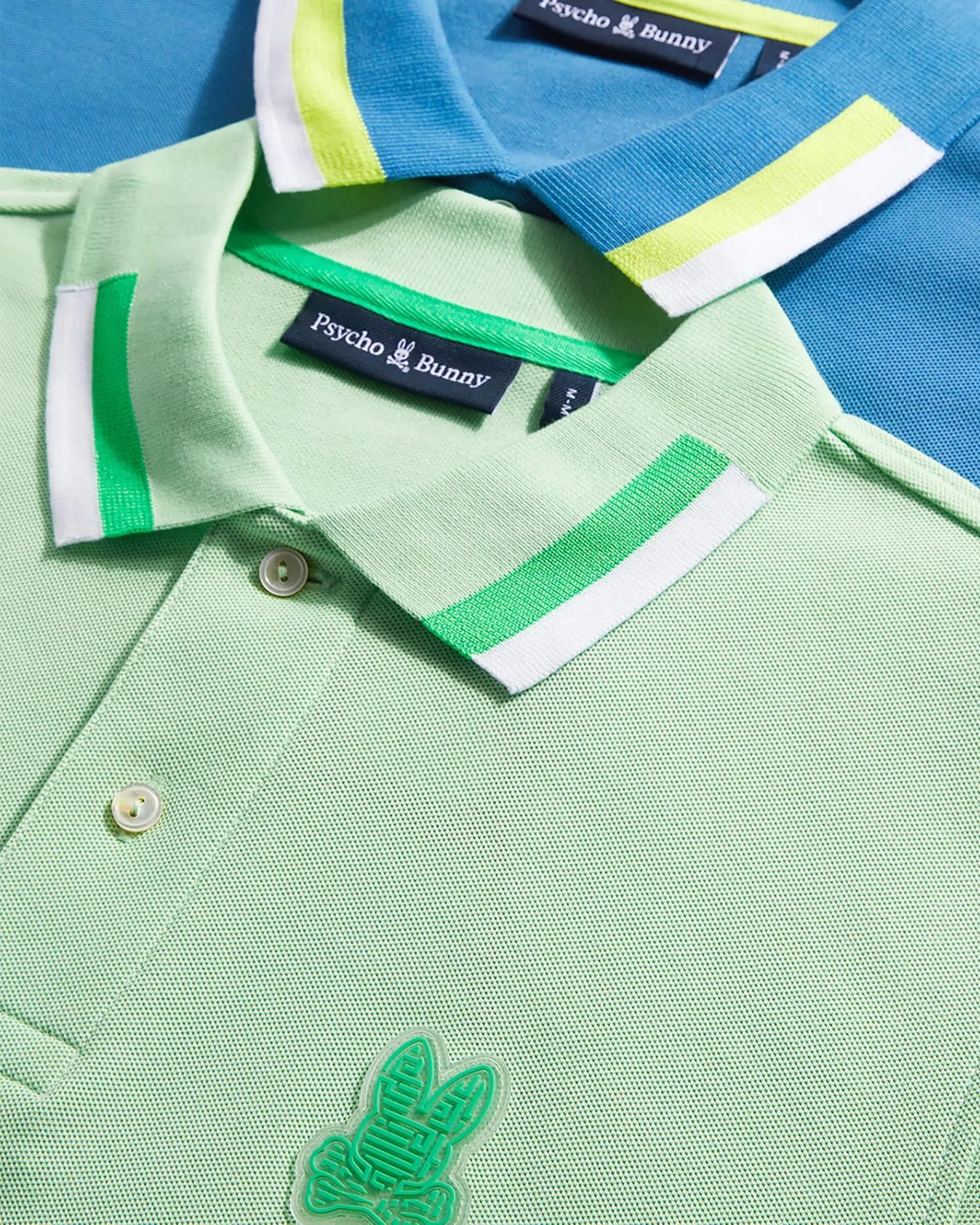 Polo Psycho Bunny Pisano Pique Fashion - Verde - tiendadicons.com