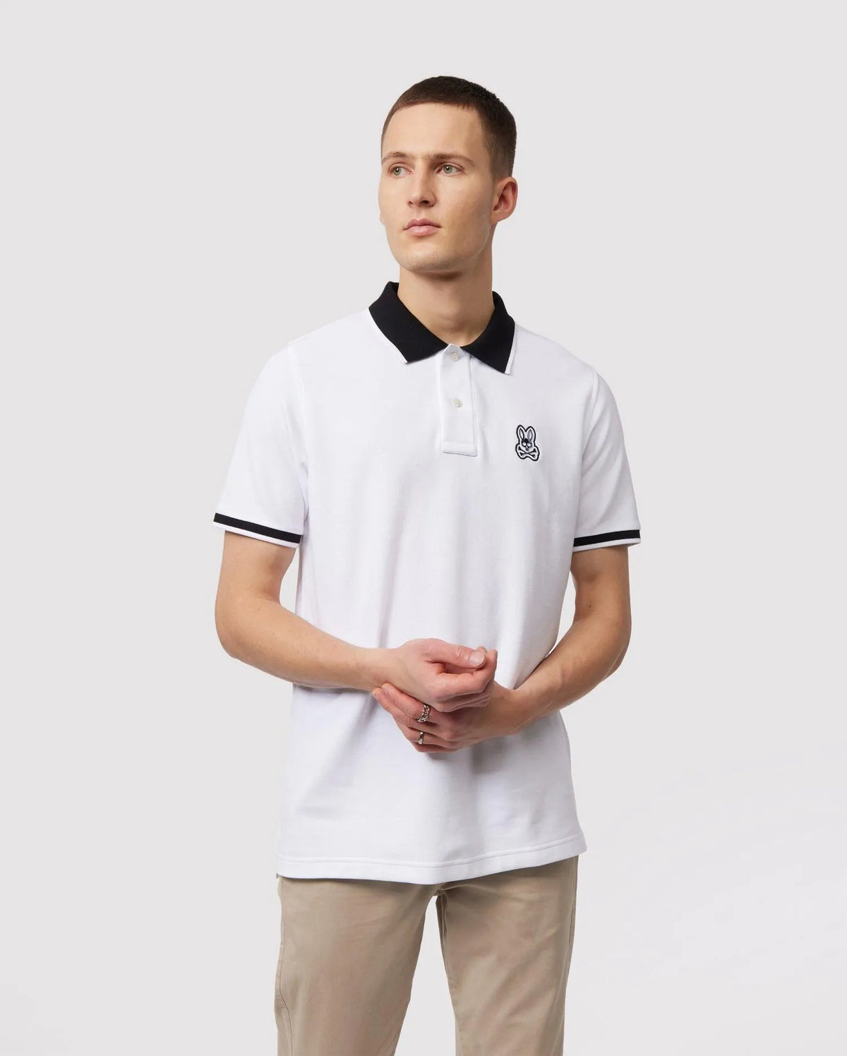 Polo Psycho Bunny Serge Fashion - Blanco - tiendadicons.com
