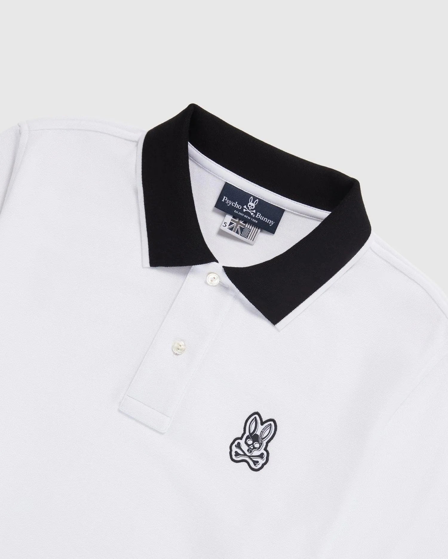 Polo Psycho Bunny Serge Fashion - Blanco - tiendadicons.com