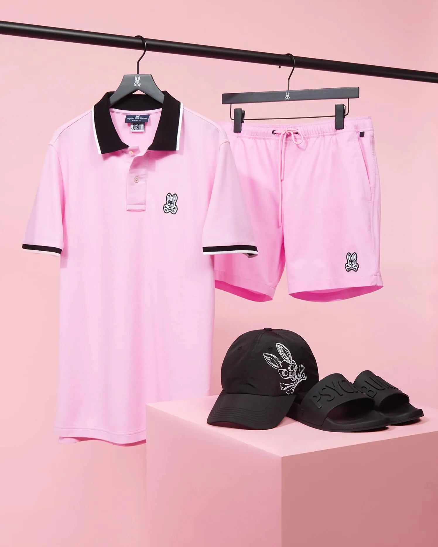 Polo Psycho Bunny Serge Fashion - Rosado - tiendadicons.com