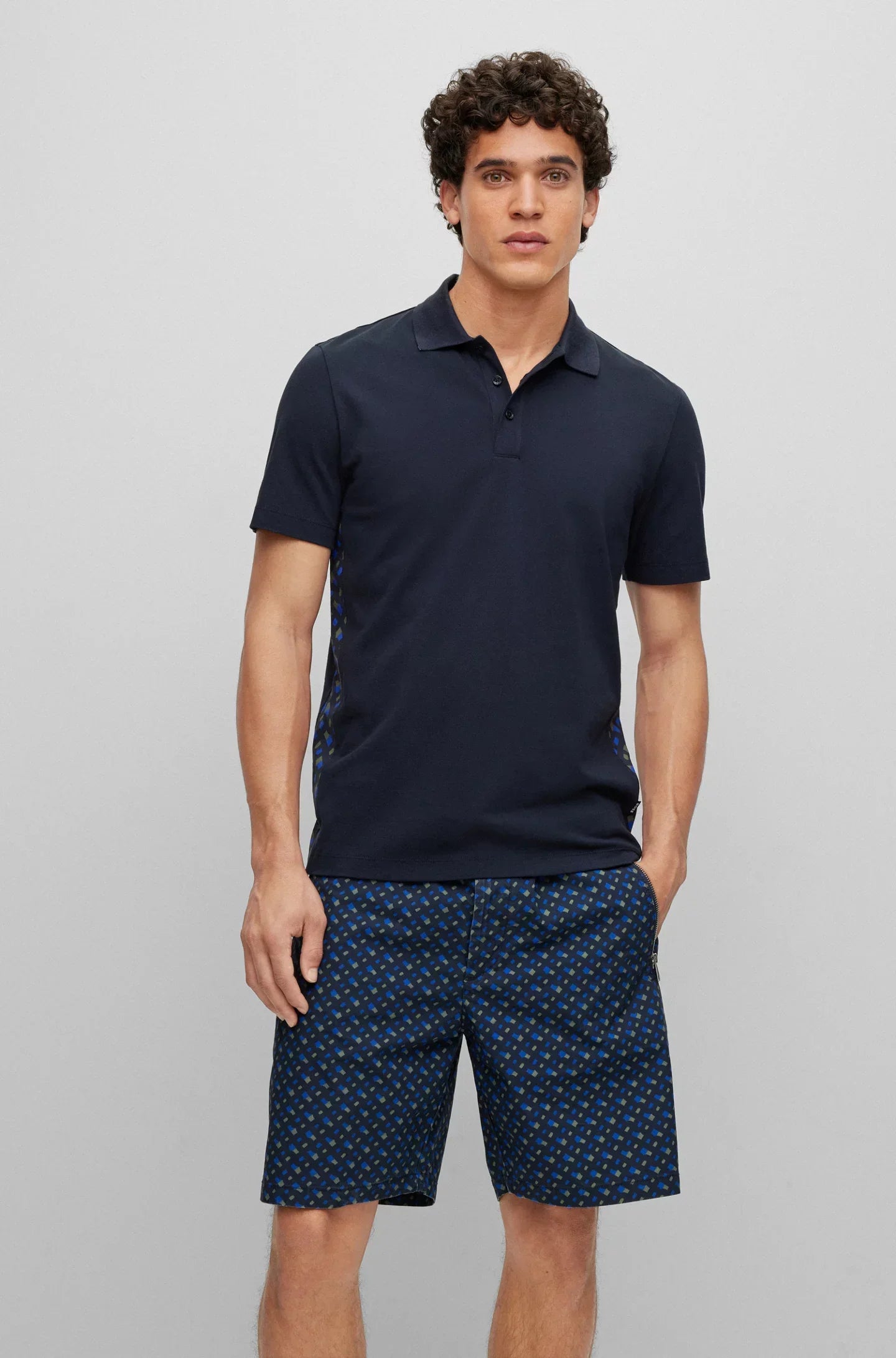 Polo Boss Monogram Insert Regular fit - tiendadicons.com