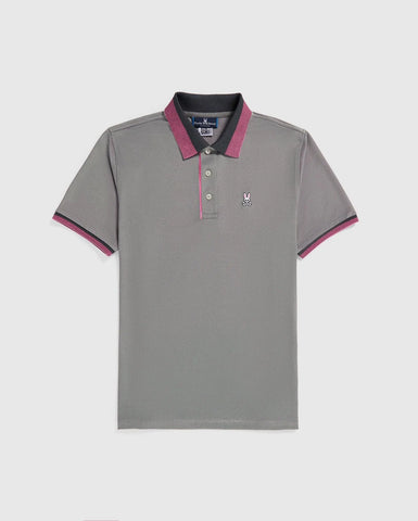 Polo Psycho Bunny Iris Sport - Gris - tiendadicons.com