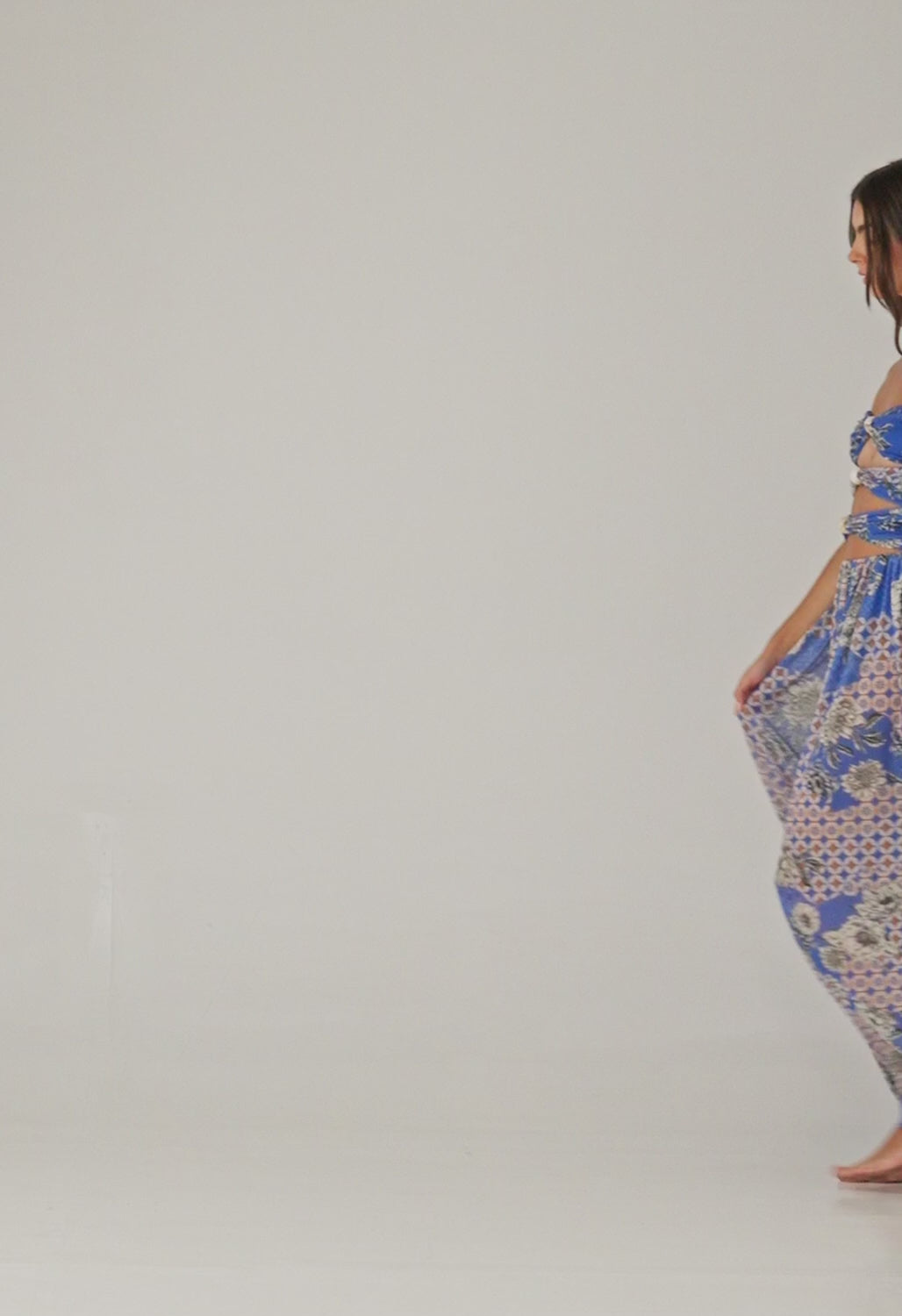 Vestido Maxi Agua Bendita Meeg Quilt