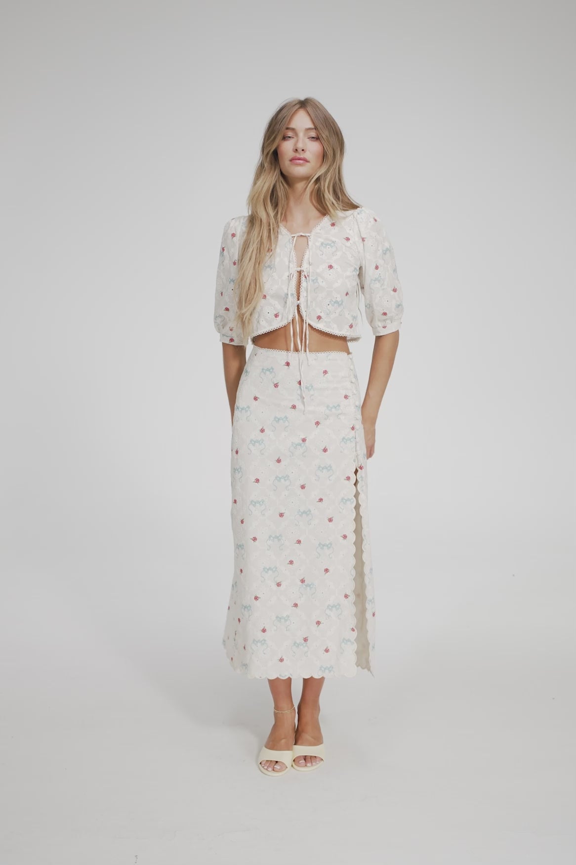 Set Agua Bendita Salem Print Cherish y Short Nalia Cherish