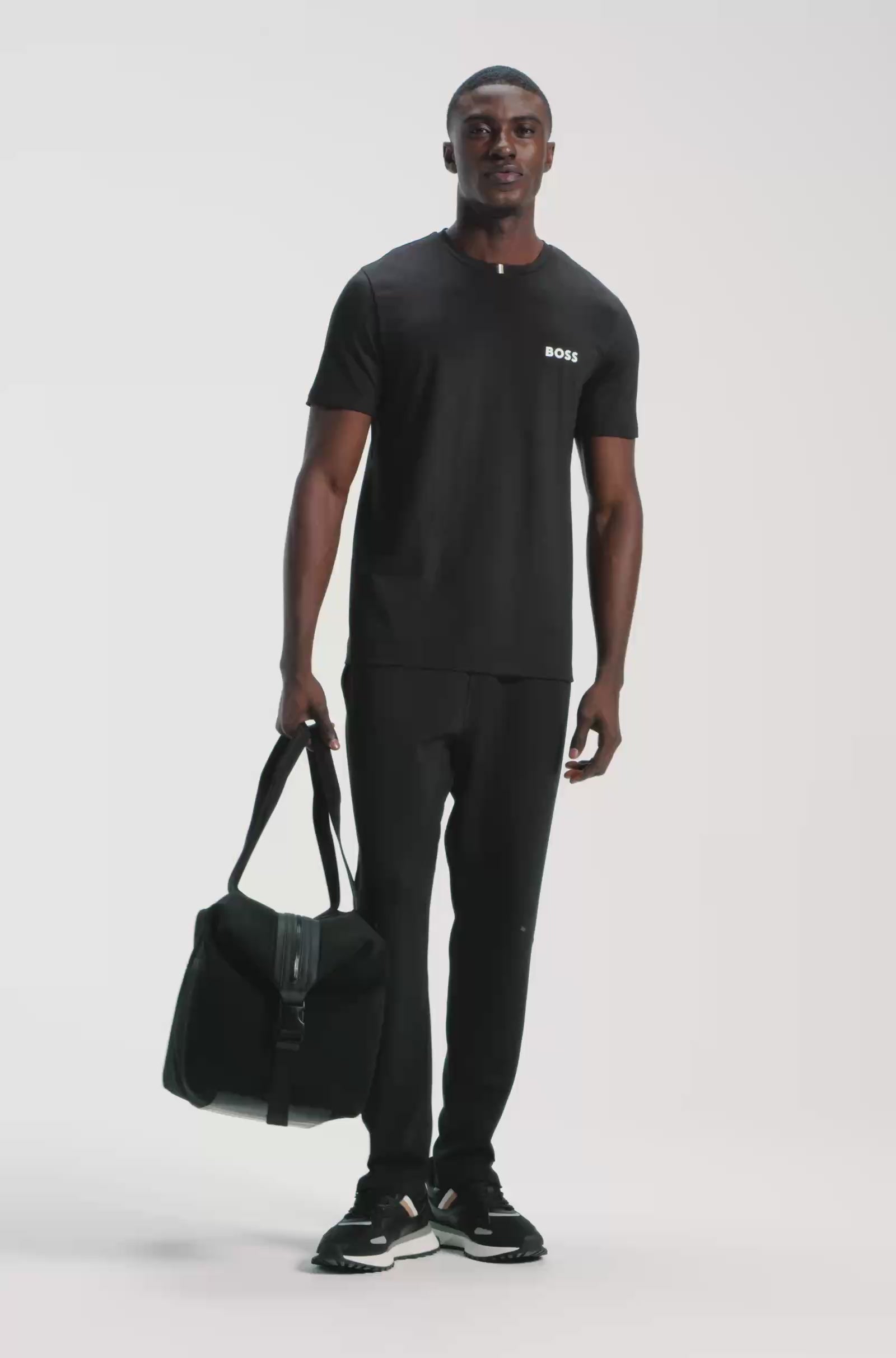 T-Shirt BOSS Slim Dry fit Odour-control stretch piqué