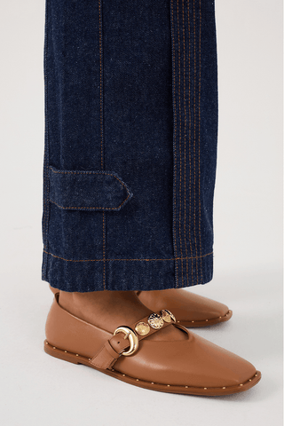 Set Top y Pantalón en Denim Oscuro Dress to