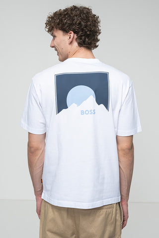 T-Shirt BOSS Oversize en Algodón con Stretch