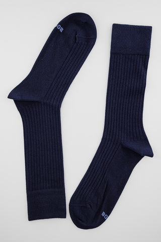 Paquete de 2 Pares de Medias BOSS - Azul Marino y Azul