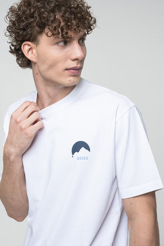 T-Shirt BOSS Oversize en Algodón con Stretch