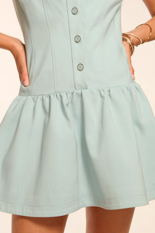 Vestido Ramy Brook Sofi Corto Evasé