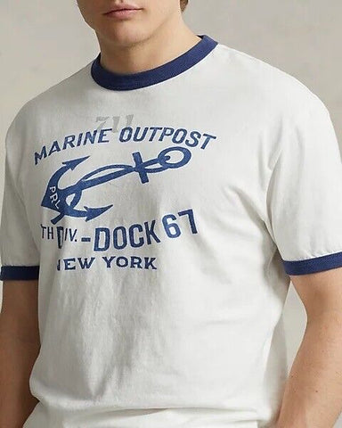 T-Shirt Polo Ralph Lauren Regular Fit Con Grafico Yatch Club