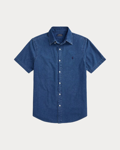 Camisa POLO Ralph Lauren Seersucker Mangas Cortas Custom Fit