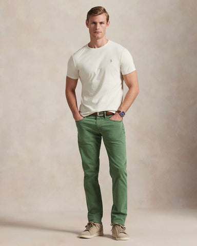 T-Shirt POLO Ralph Lauren Custom Slim Fit Con Pony Bordado