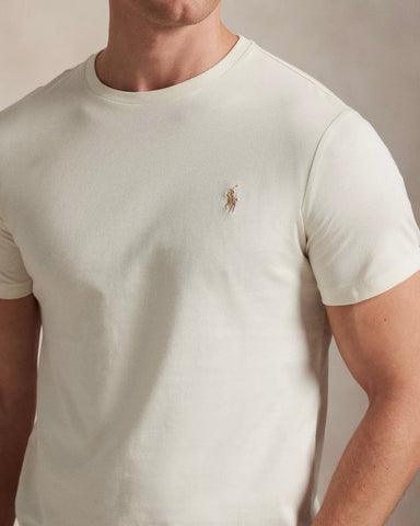 T-Shirt POLO Ralph Lauren Custom Slim Fit Con Pony Bordado
