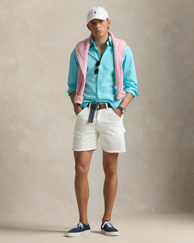 Camisa POLO Ralph Lauren Manga Larga Oxford Custom Fit