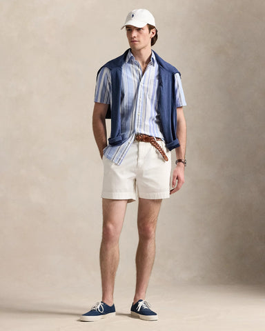 Camisa POLO Ralph Lauren Mangas Cortas De Rayas Oxford Custom Fit