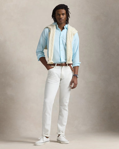 Camisa POLO Ralph Lauren Manga Larga Oxford Mineral Dye Custom Fit
