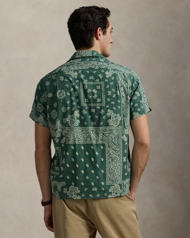 Camisa En Lino POLO Ralph Lauren  Bandanna Print Camp Classic Fit