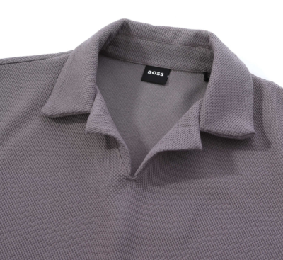 Polo BOSS de Punto para Hombre - Morado Medio