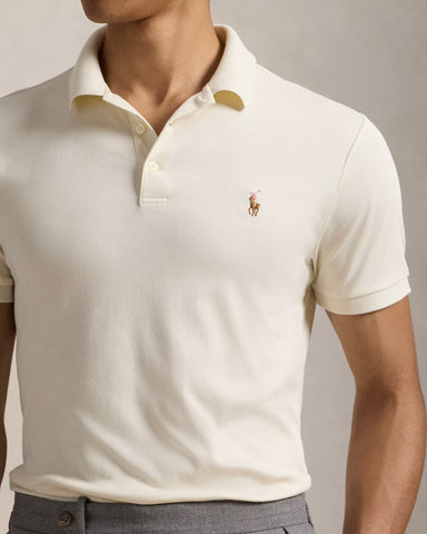 Polo Shirt POLO Ralph Lauren Custom Slim Fit De Algodón Suave