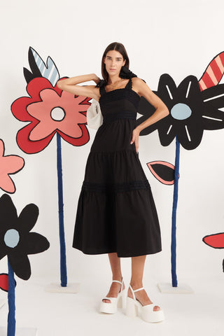 Sereia Dress CeliaB Black - tiendadicons.com