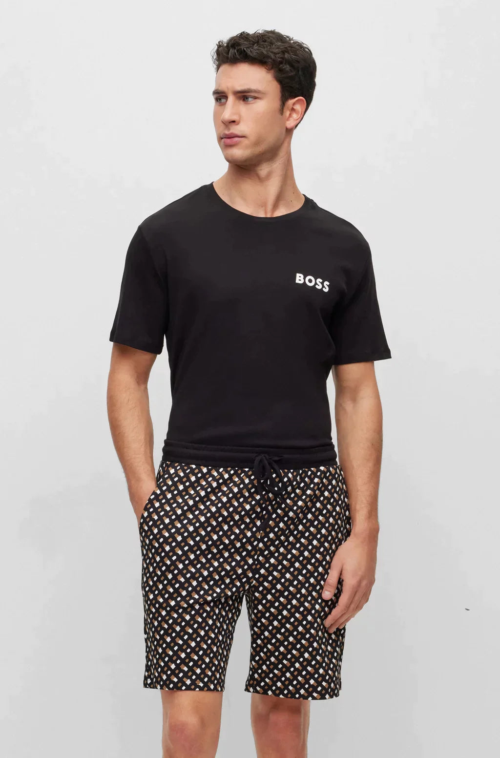Set Pijama Boss Sueter + Pantalón Monogram - tiendadicons.com