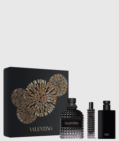 Set Valentino Born in Roma (Perfume, Mini perfume & gel) - tiendadicons.com