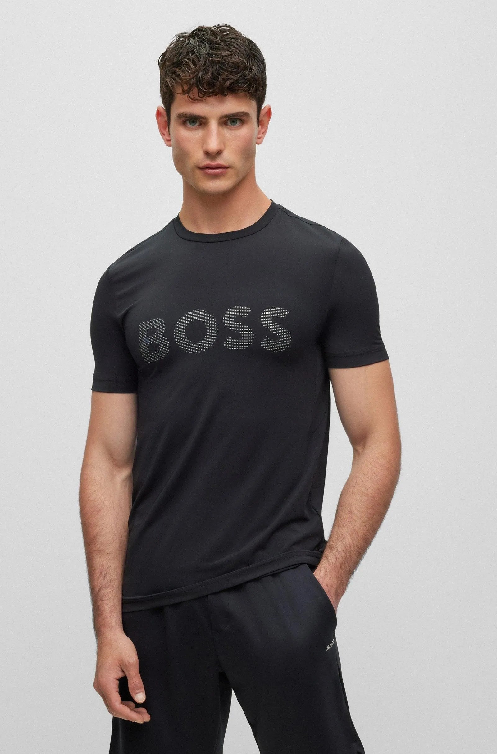 Suéter Boss Dry fit Logo Reflectante Slim fit - tiendadicons.com