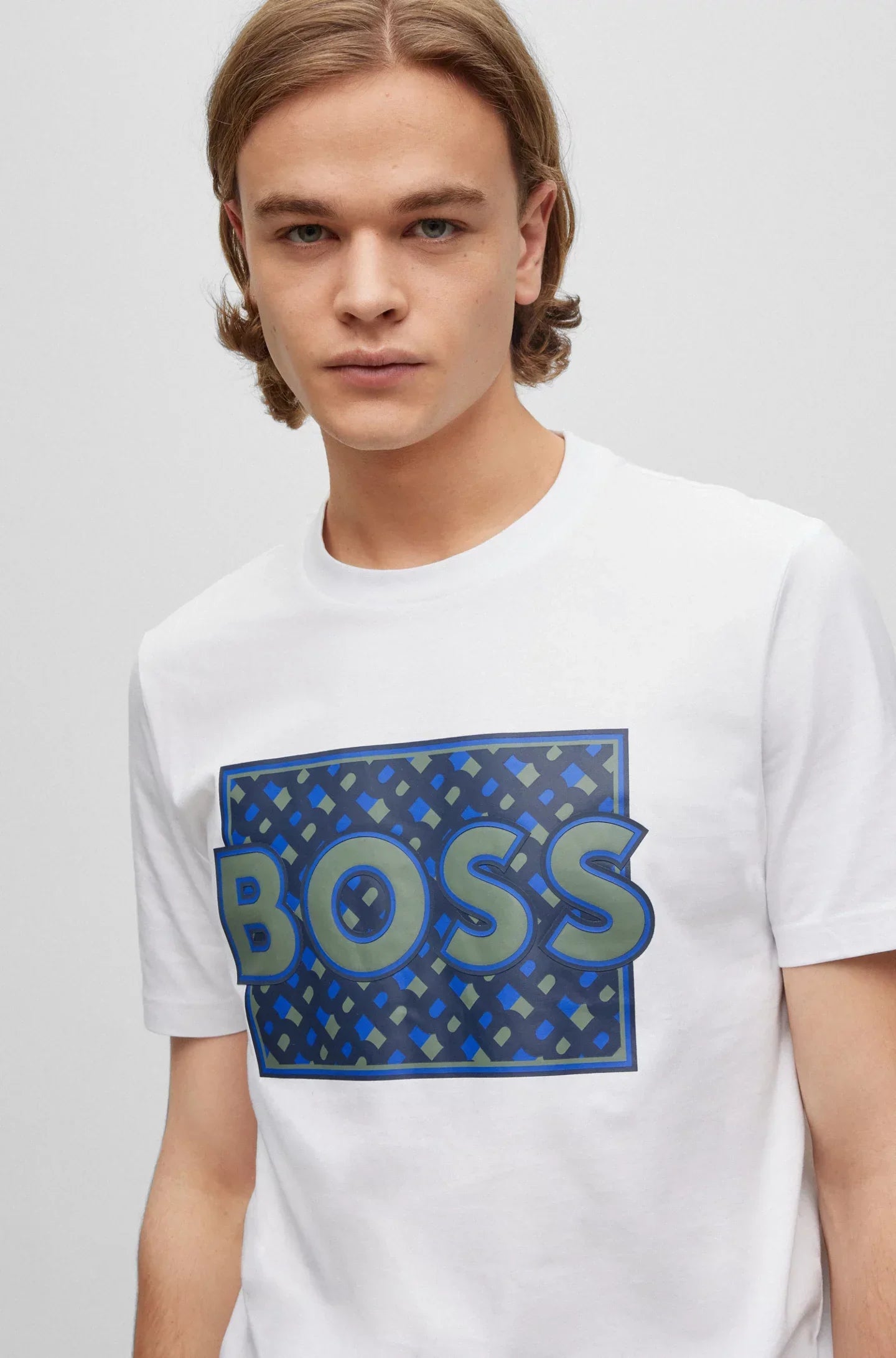 Suéter Boss Mixed Prints Regular Fit - tiendadicons.com