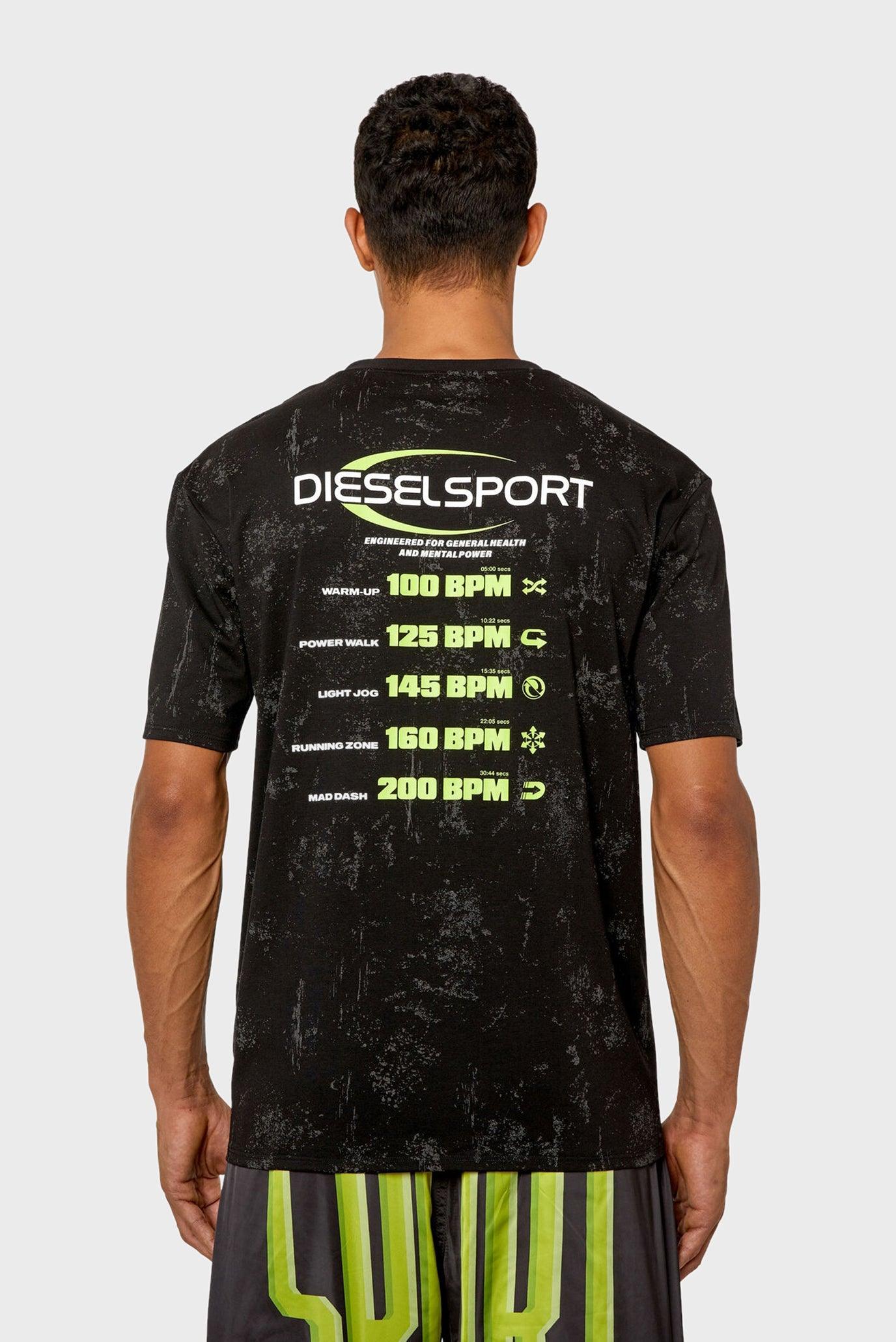 Sueter Diesel Sport Amtee Duncan - Negro - tiendadicons.com