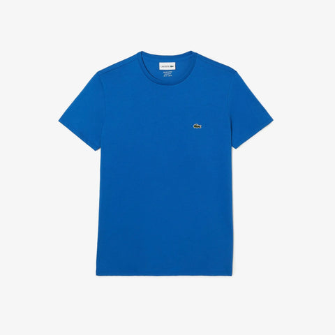 Suéter Lacoste Pima Cotton Azul - tiendadicons.com