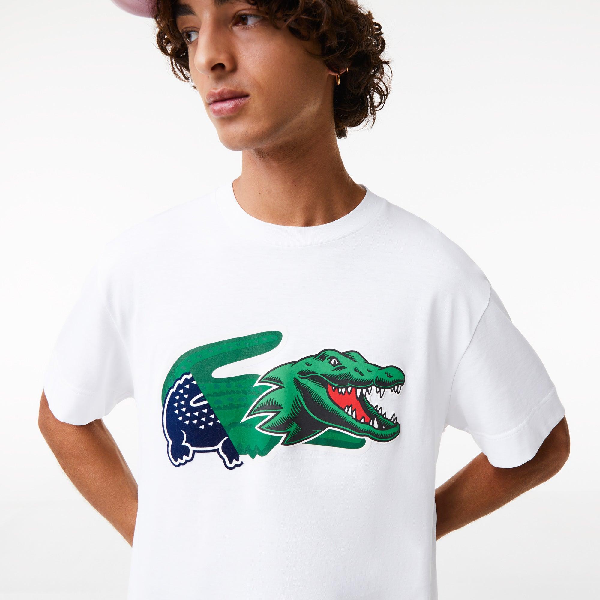 Sueter Lacoste Relaxed Fit Oversized Crocodile - tiendadicons.com
