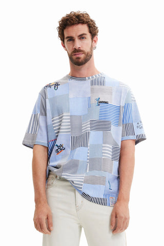 Suéter Oversize Desigual Patch Bordados - tiendadicons.com