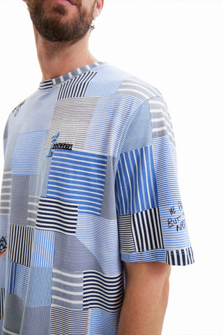 Suéter Oversize Desigual Patch Bordados - tiendadicons.com