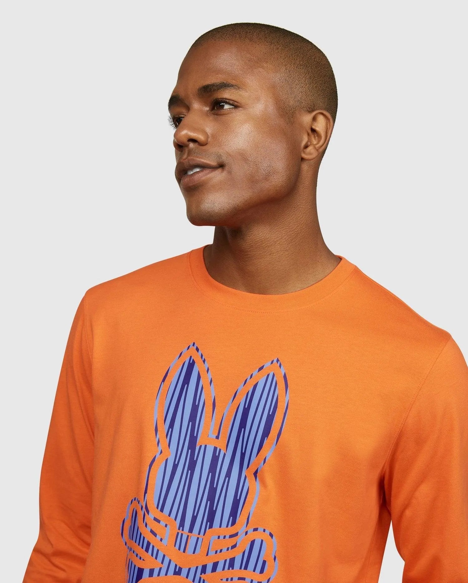 Suéter M/L Psycho Bunny Kendal - Naranja - tiendadicons.com