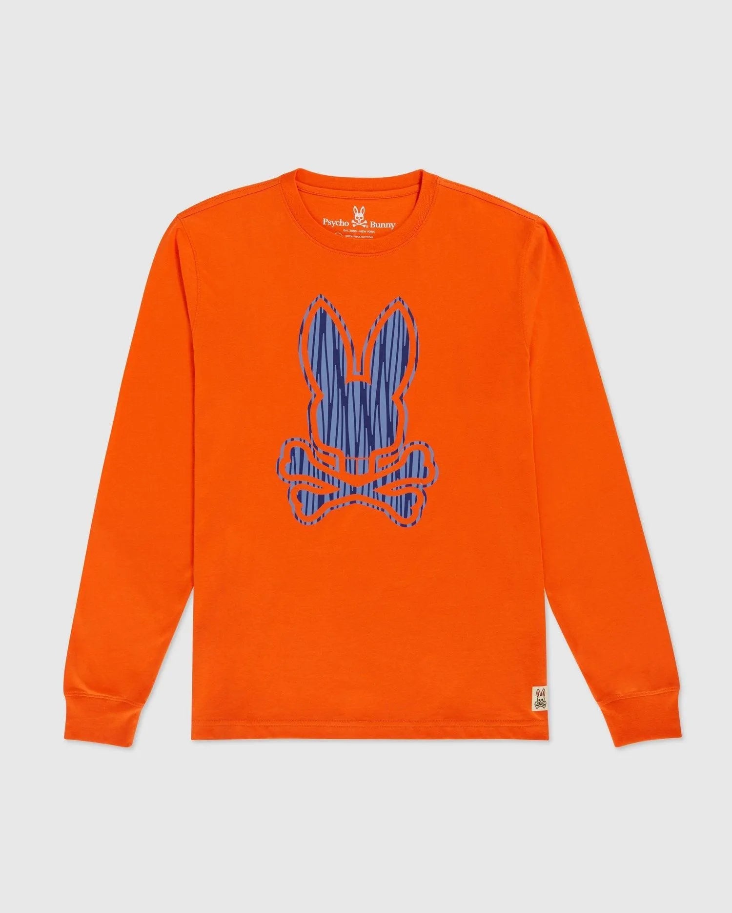 Suéter M/L Psycho Bunny Kendal - Naranja - tiendadicons.com