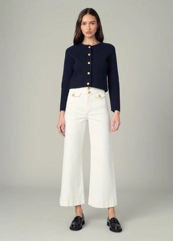 Jean Joe's The Ellia Talle Alto Ancho Debajo Con Stretch