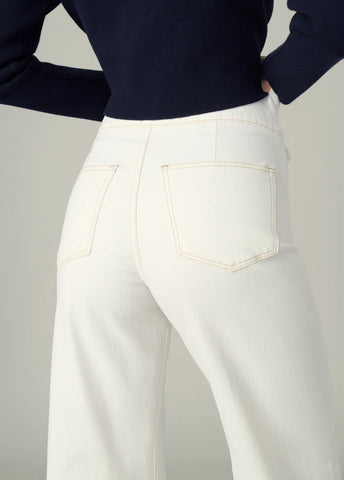 Jean Joe's The Ellia Talle Alto Ancho Debajo Con Stretch