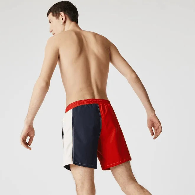 Traje de Baño Lacoste colourblock - Rojo - tiendadicons.com