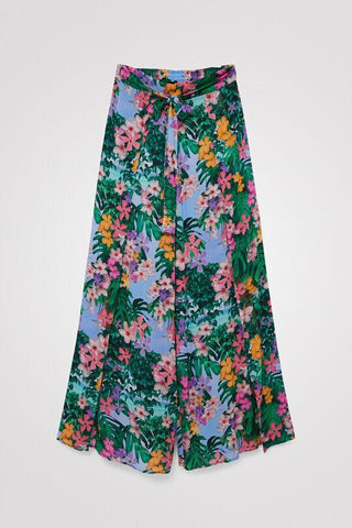 Trouser Desigual Slit Culottes - tiendadicons.com