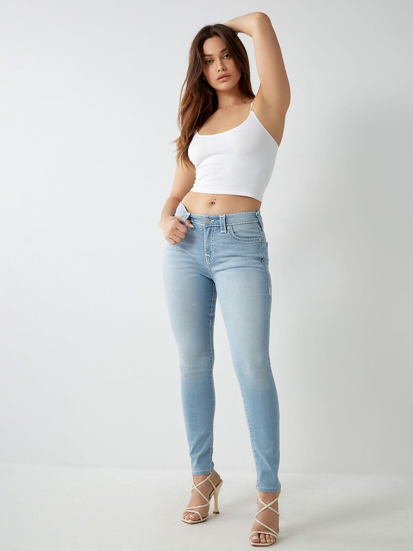True Religion Jennie Super T Curvy Skinny Jeans 205274 - tiendadicons.com