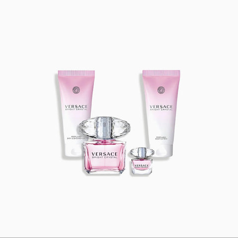 Set de Regalo Versace Bright Crystal 4 Piezas - Para mujer