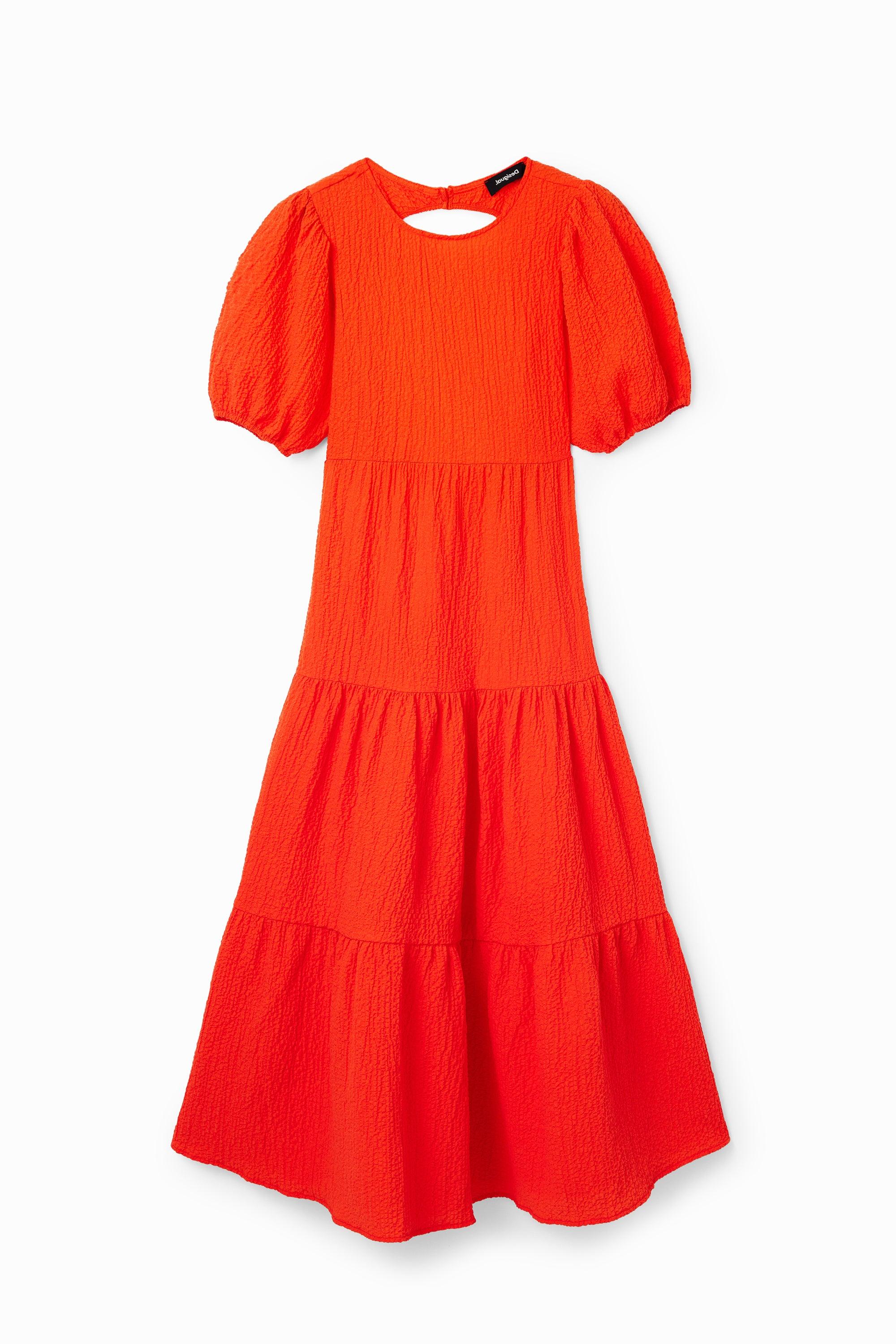 Vestido Desigual Midi Escote - tiendadicons.com