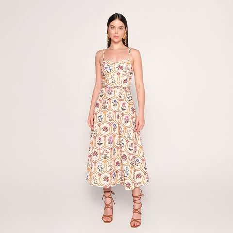 Vestido Simona Corset Leonor 98% Algodón