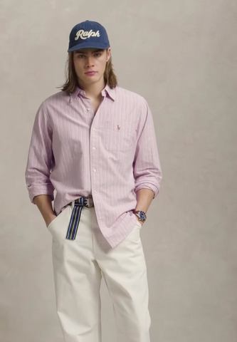 Camisa POLO Ralph Lauren Oxford de Rayas Custom fit