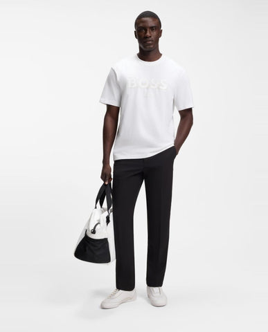Camiseta BOSS con Estampado Logo Tennis Club para Hombre - Blanco