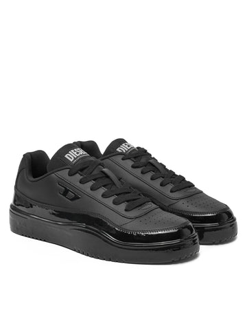 Tenis Diesel S-Tracker-D Low de Piel – Negro